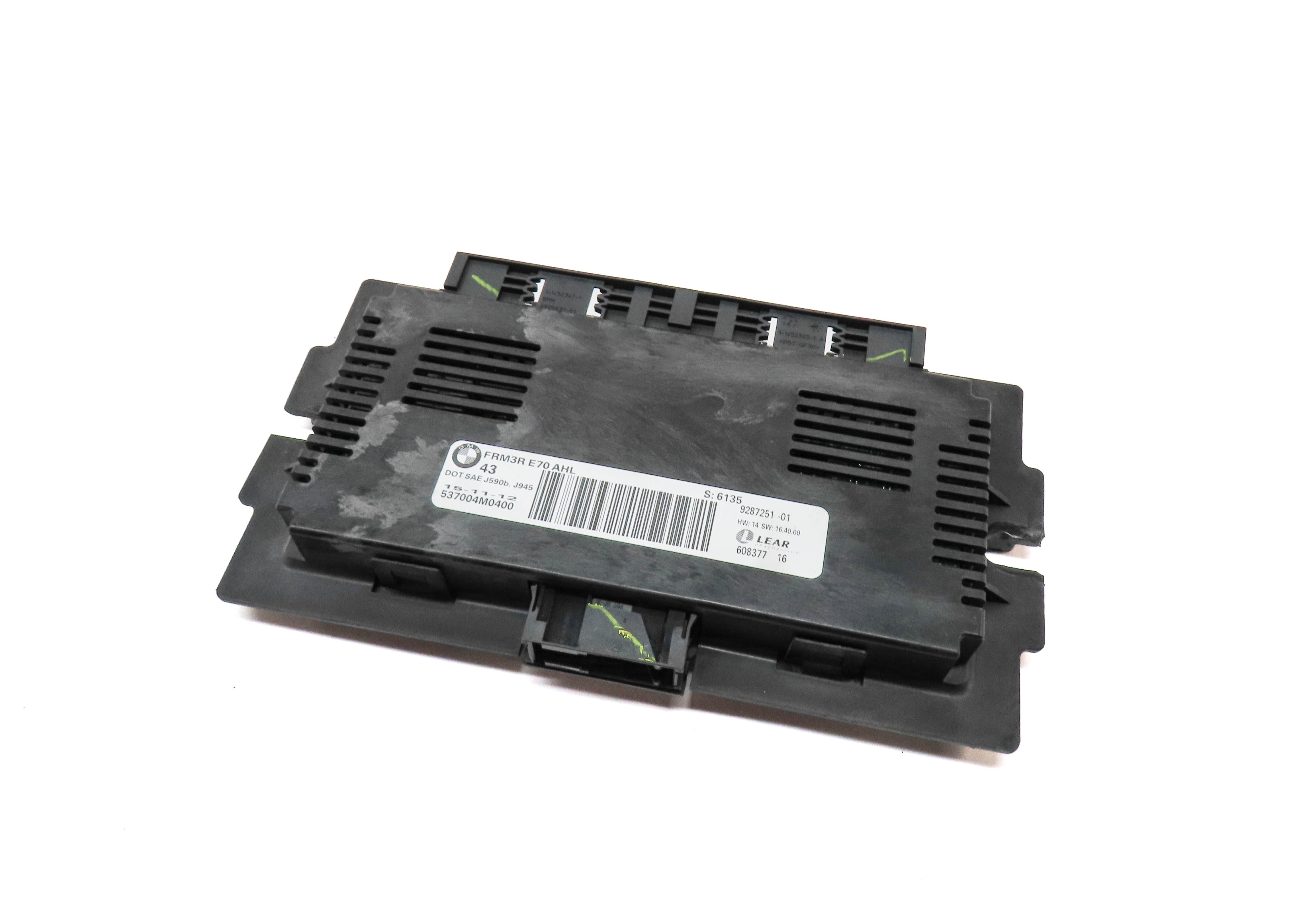 07-14 BMW X5 X5M X6 X6M (E70 E71) FRM3 FRM III AHL BCM BODY LIGHT CONTROL MODULE — exact item pictured